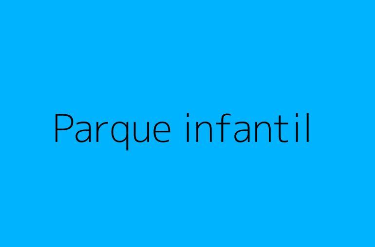 Parque infantil